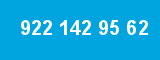 922 142 95 62 922 142 95 62